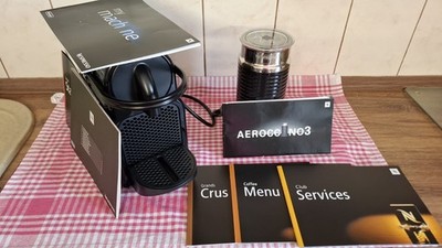 Set DeLonghi Kapselmaschine EN80.BAE +Milchaufschäumer  OHNE Kapseln, Beide Neu