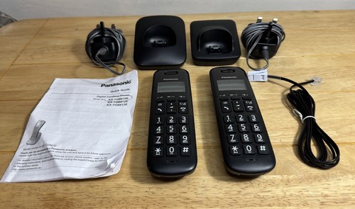 Panasonic Digital Cordless Phone Twin Handset Set – Model KX-TGB610E - Working - Picture 15 of 15