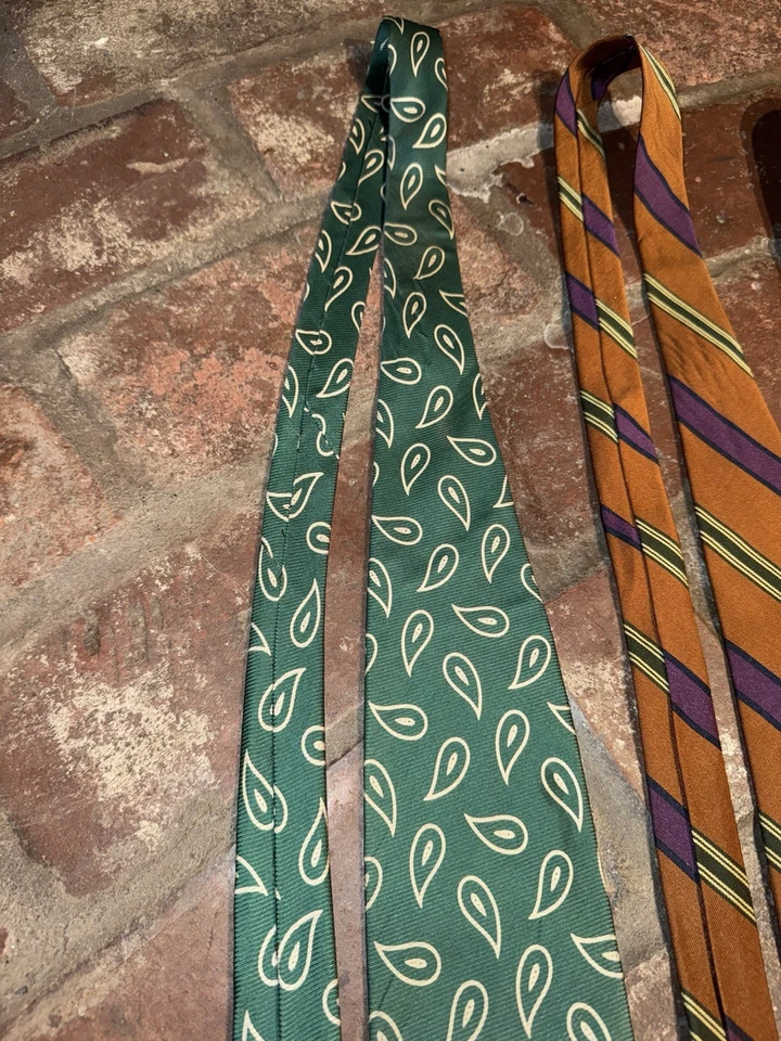 Лот из 6 винтажных мужских галстуков Abercrombie & Fitch  - Изображение 3 из 4