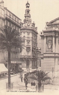 CPA 83 TOULON Marine Française Sous-marins attendant l'Attaque dont le
