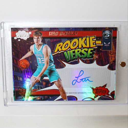 Liam McNeeley – 2025-26 Topps Three Basketball · Rookieverse Autographs #RV-LM Liam McNeeley