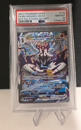 Pokemon Battle Styles Rapid Strike Urshifu VMAX 170/163 Holo PSA 10