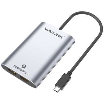 Wavlink WS-UTA02H Thunderbolt / HDMI Adapter [1x Thunderbolt - 2x HDMI ] Spac...