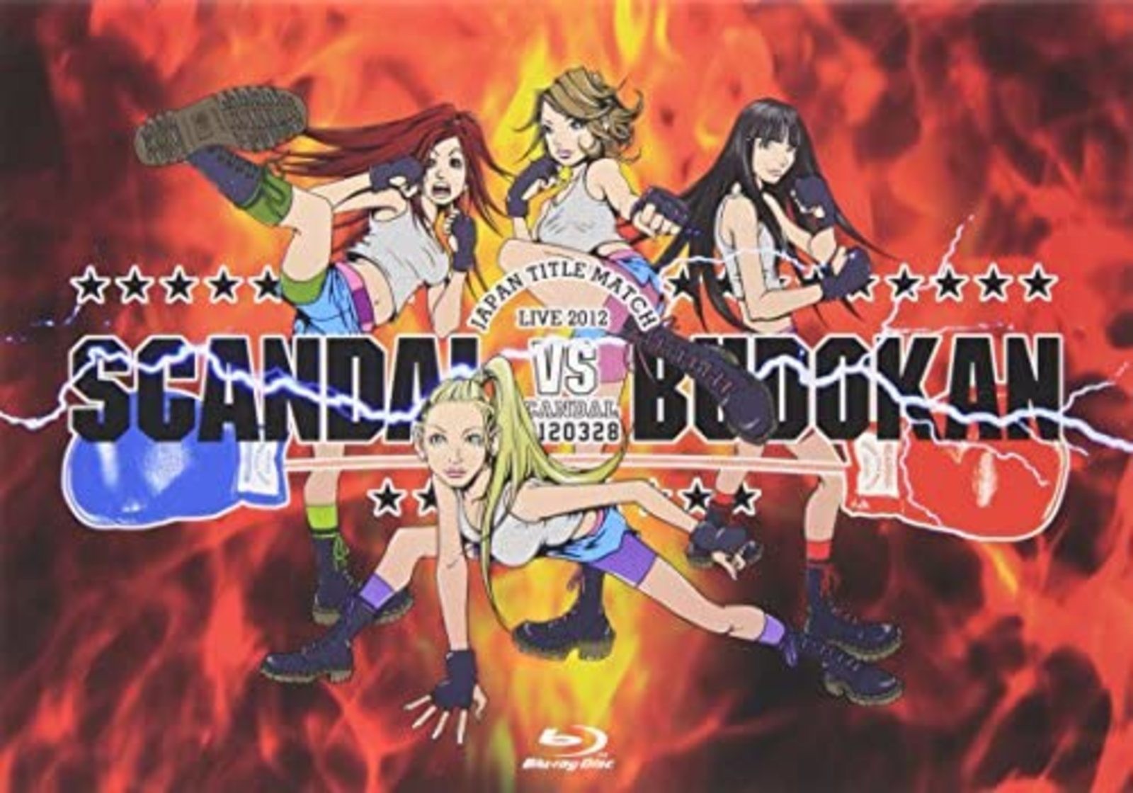 SCANDAL JAPAN TITLE MATCH LIVE 2012 Scandal VS BUDOKAN Blu-ray F/S w/Tracking#