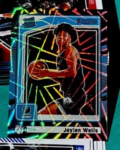 2024-25 NBA Donruss Prizm Jaylen Wells Rookie /75 Wedge Grizzlies SP #245