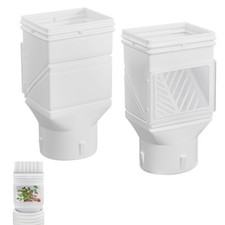 VEVOR Gutter Downspout Diverter Rainwater Collection Kit Fits 2x3 3x4 In Outlet