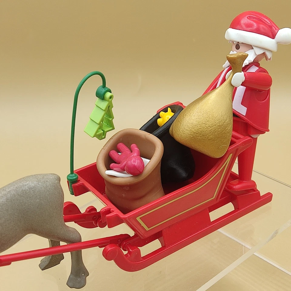 Playmobil figura Santa Claus-Papa Noel-navidad-regalos-belen-trineo-reno - Imagen 3 de 3