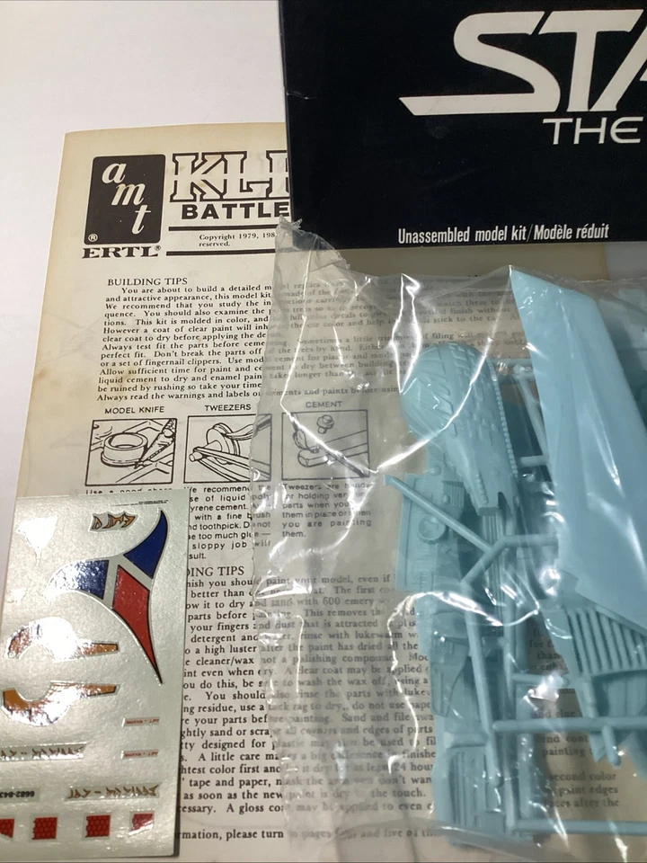 AMT/ERTL, Star Trek, The Motion Picture, Klingon Cruiser, modelo. Escala? Foto 2 de 4