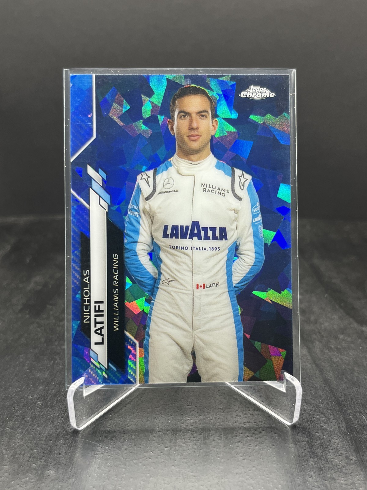 2020 Topps Chrome Sapphire Formula 1 F1 Nicholas Latifi Portrait #20