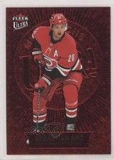 2021 Upper Deck Fleer Ultra Medallions Ruby Red 34/50 Sebastian Aho #M-21 16pu