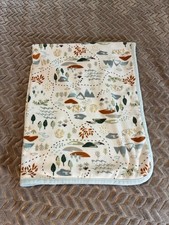 Modern Moments By Gerber Baby Blanket Outdoor Theme Plush Soft Tree Mountain