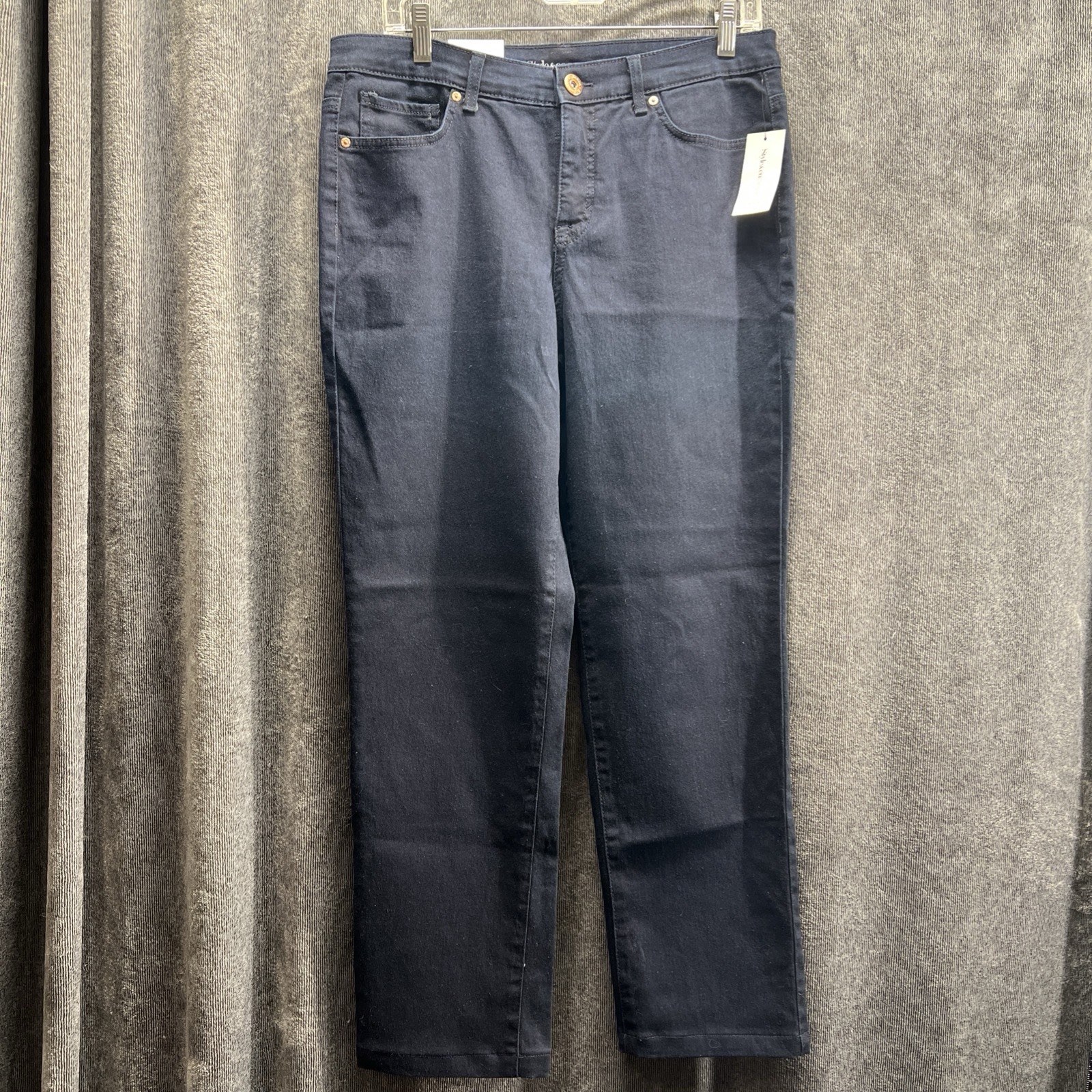 Style & Co Tummy Control Straight Leg Jeans Women’s Size 10 Dark Wash Denim
