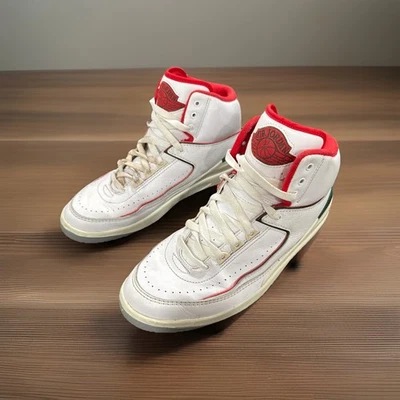 Nike Air Jordan 2 Retro Origins White Fire Red DR8884-101 Herren 8 - Bild 1 von 4