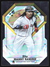 2022 TOPPS UPDATE DIAMOND GREATS DIE-CUTS MANNY RAMIREZ BOSTON RED SOX #DGDC-55