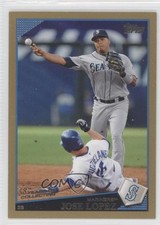 2009 Topps Gold 1636/2009 Jose Lopez #565 0k0