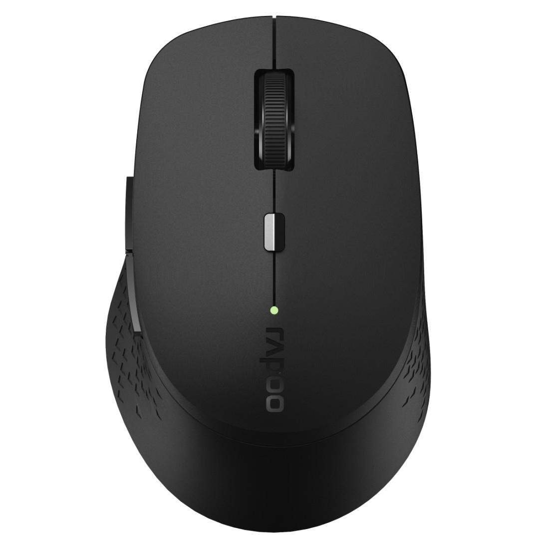 Souris sans fil Rapoo M300 souris optique silencieuse multidispositif gris foncé