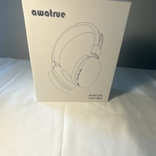 awatrue AT8 Bluetooth Headphones Blue Foldable Design Built-in HD Microphone