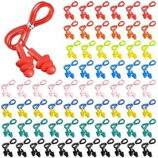 Xuhal 200 Pairs Corded Ear Plugs Bulk Silicone Earplugs Noise Reduction Ear P...