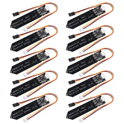 10pcs Capacitive Soil Moisture Sensor Module Corrosion Resistant Soil Humidit...