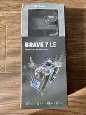 New AKASO Brave 7 LE Action Camera 4K Video Dual Color Screens IPX7 Waterproof