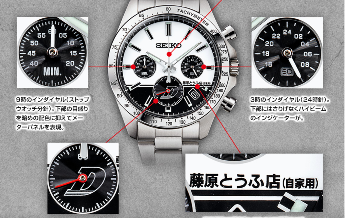 Seiko x Initial D Collaboration Watch Limited Edition of 1995 | eBay