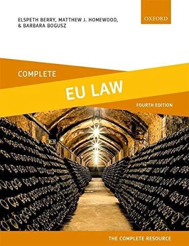 Complete EU Law: Text, Cases, and Materials,Elspeth Berry, Mat .