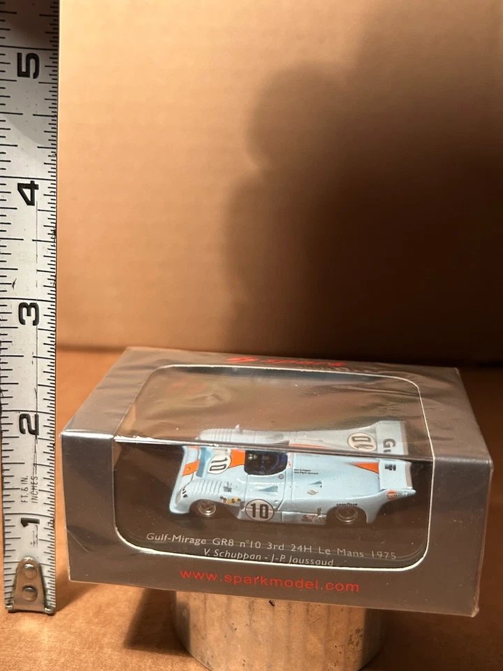 Spark 87S156 1/87 GULF-MIRAGE GR8 #10 3RD 24H LE MANS 1975 Model - Image 2 of 4