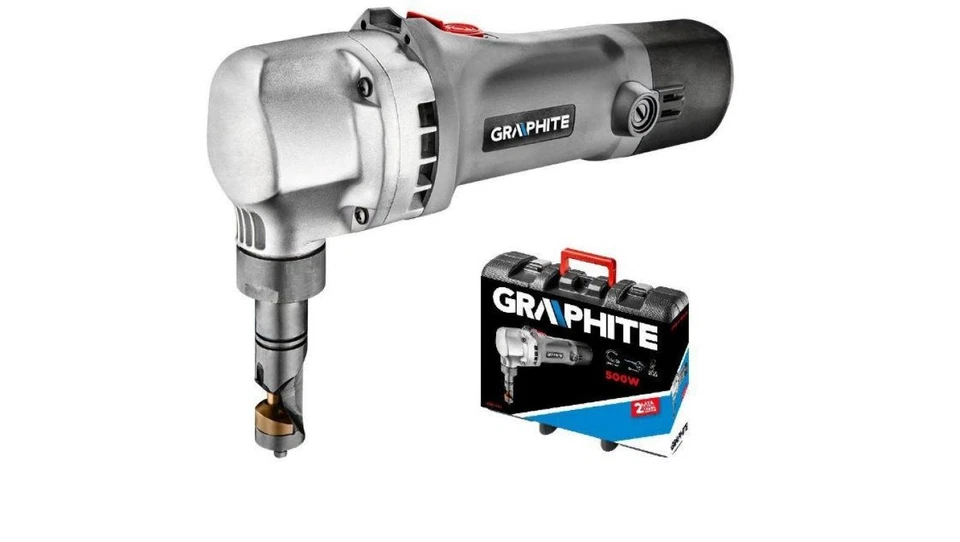 5902062594013 NOŻYCE DO BLACHY 500W, WALIZKA GRAPHITE - Bild 1 von 1