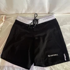 Sanabul Shorts Men’s 34 Black MMA Martial Arts Fight