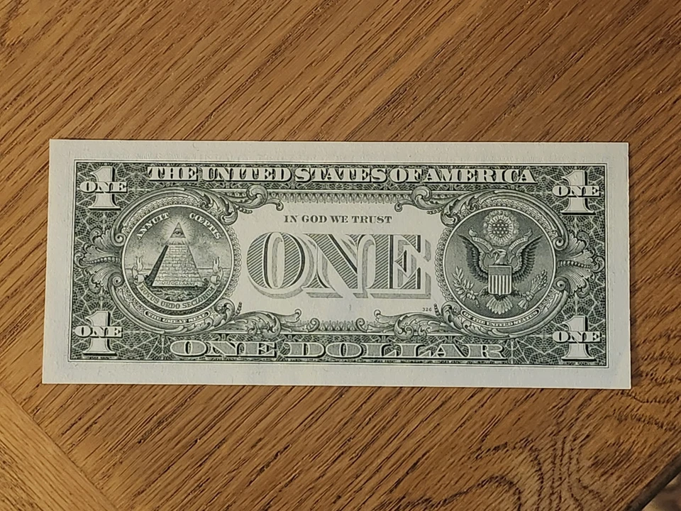 1995 $1 "STAR NOTE" ATLANTA UNC/GEM F08245303* 2 OF 2 Cons SERIAL NUMBERS - Image 2 of 4