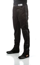 RaceQuip 112004 Single Layer 110 Series Driving Pants SFI 3.2A/1 Med-Tall Black
