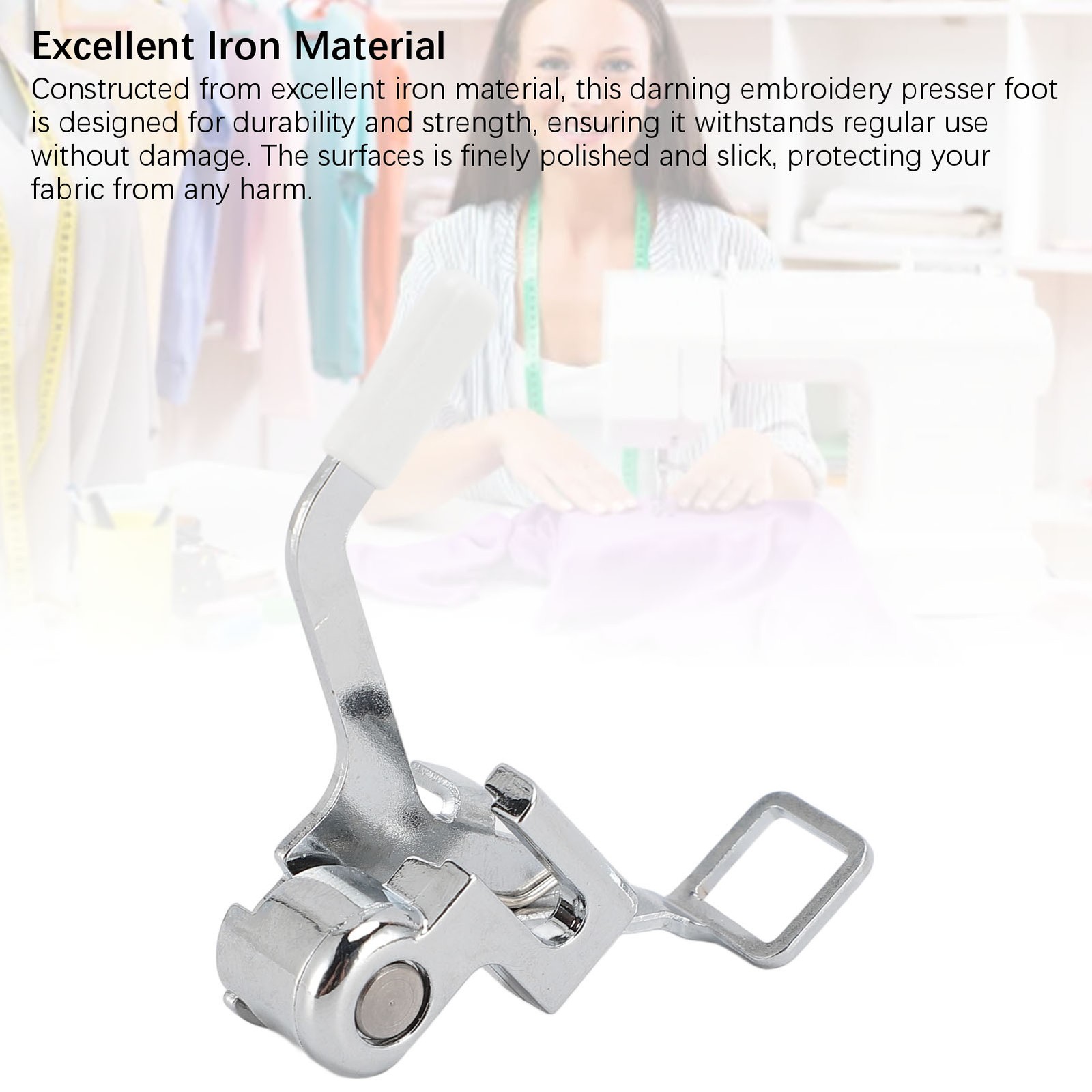 Sewing Machine Darning Presser Foot Multifunctional Iron Darning Embroidery Pres