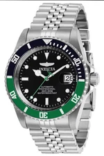 Invicta Pro Diver Automatic Men's Watch - 42mm, Steel, Green/Black (29177)