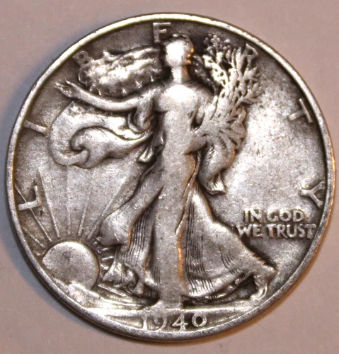 1940-S Walking Liberty Half Dollar - Very Fine - #1661EC