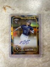 2024 Topps Gilded Collection Chrome Gold Autographs - Nick Loftin #CGA-NL /50