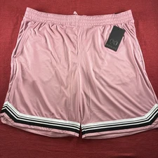 90 Degree By Reflex Mens Perforated XXL 8.5" Short Lilas Flow Knit Rip Stop