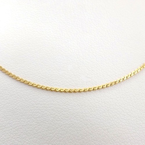 Link Pendant Chain Necklace 18in 2gr 