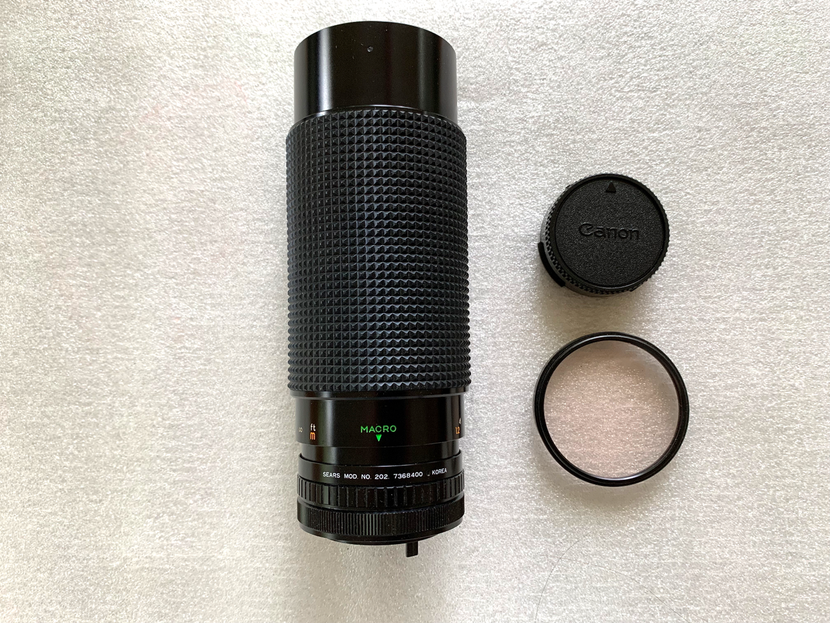 Canon f=60-300mm 1:4.0-5.6mm 62mm Auto Zoom Multi Coated