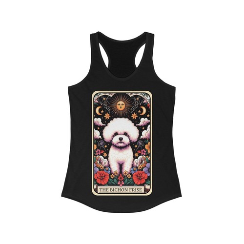 Bichon Frise Racerback Tank, Geschenk des Hundeliebhabers, süße Haustierbekleidung, Tierliebhaber - Bild 5 von 5