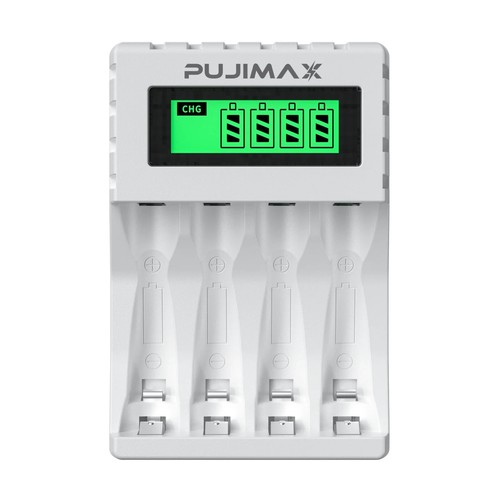 LCD AA AAA Battery Charger USB 4 Slot Smart Fast Intelligent Charge NiMH NiCd UK - Picture 13 of 15