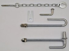 Whites Wires Farm Gate Hinge Kit Gate Ring Latch  and Catch Gate Fitting Fence
