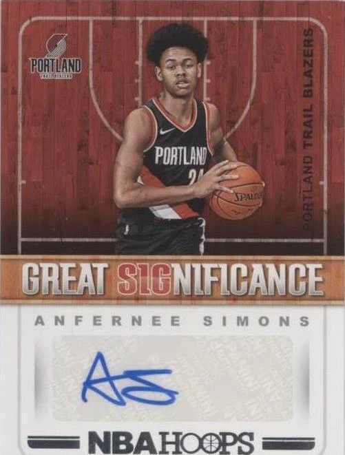 Anfernee Simons Trading Cards for sale | eBay