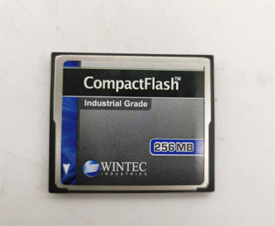 1pc used  Card WINTEC CompactFlash 256MB W7CF256M1TA-H20PB-001 #E7