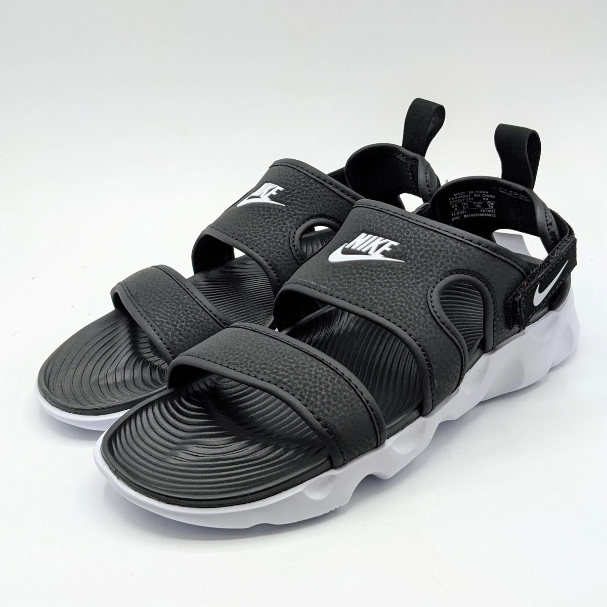 Nike Women s Owaysis Sandal Slides CK9283 Black White Size 10
