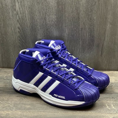 Adidas Pro Model 2G Men's Basketball Shoes SIZE 14.5 TEAM LAKERS Purple FV7056 | eBay