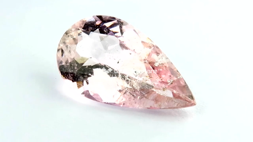 Morganite 3.96ct aaa rich finite peach pink color 100%natural earth mined Brazil - Vídeo 1 de 1