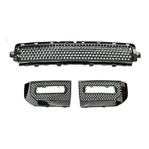Front Bumper Fog Lamp Grille Mesh Trims Fits For Defender 90 110 130 2020-2023 - Picture 2 of 6
