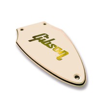 3 Ply Cream Truss Rod Cover for Late Model Gibson Flying V's + Gold Decal