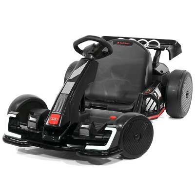 AUDI BIG KIDS CHILDREN RIDE ON DRIFTING KART CAR 24V DUAL BATTERY 3 SPEED 6-12Y