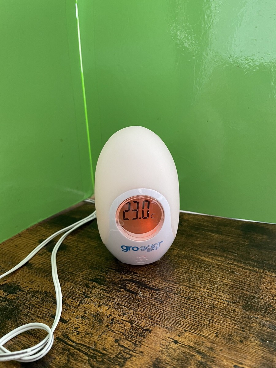 GroEgg Gro Egg Room Thermometer Baby Kids Grow with Mains Power